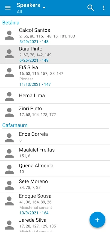 Meeting Schedule Builder Captura de tela 2