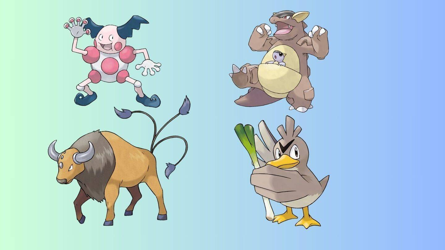 Regionale Pokémon der ersten Generation