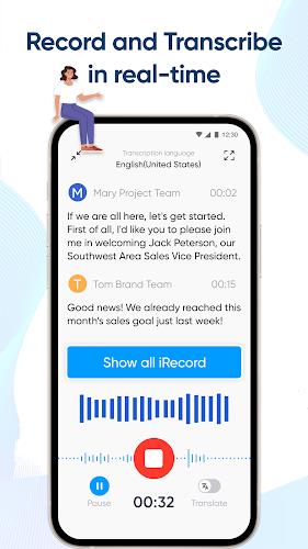 iRecord: Transcribe Voice Note Screenshot 0