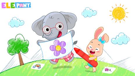 ElePant: Drawing apps for kids Скриншот 0