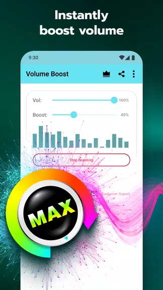 Volume Booster for Android Tangkapan skrin 2