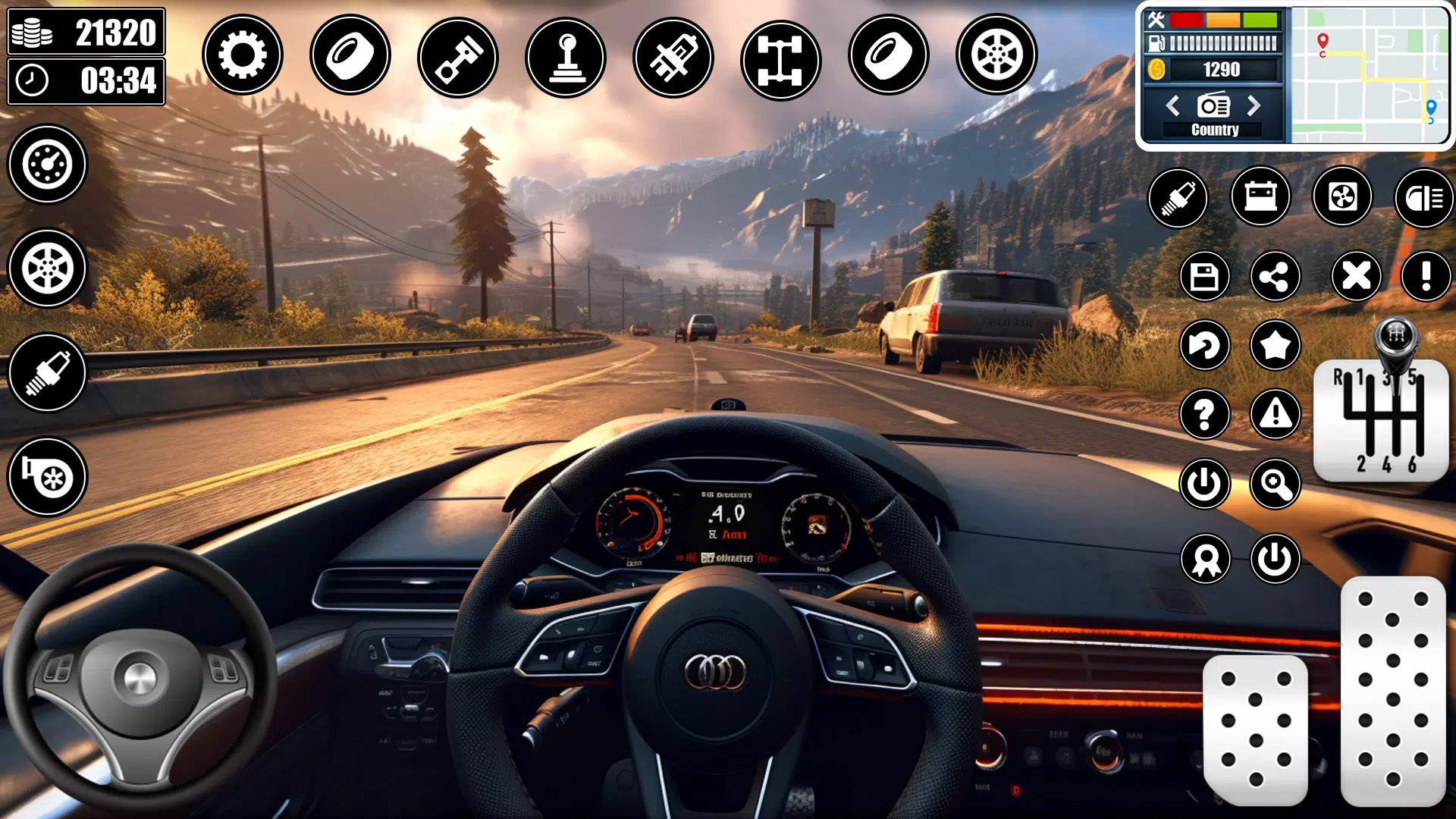 Real Car Driving School Games Capture d'écran 2