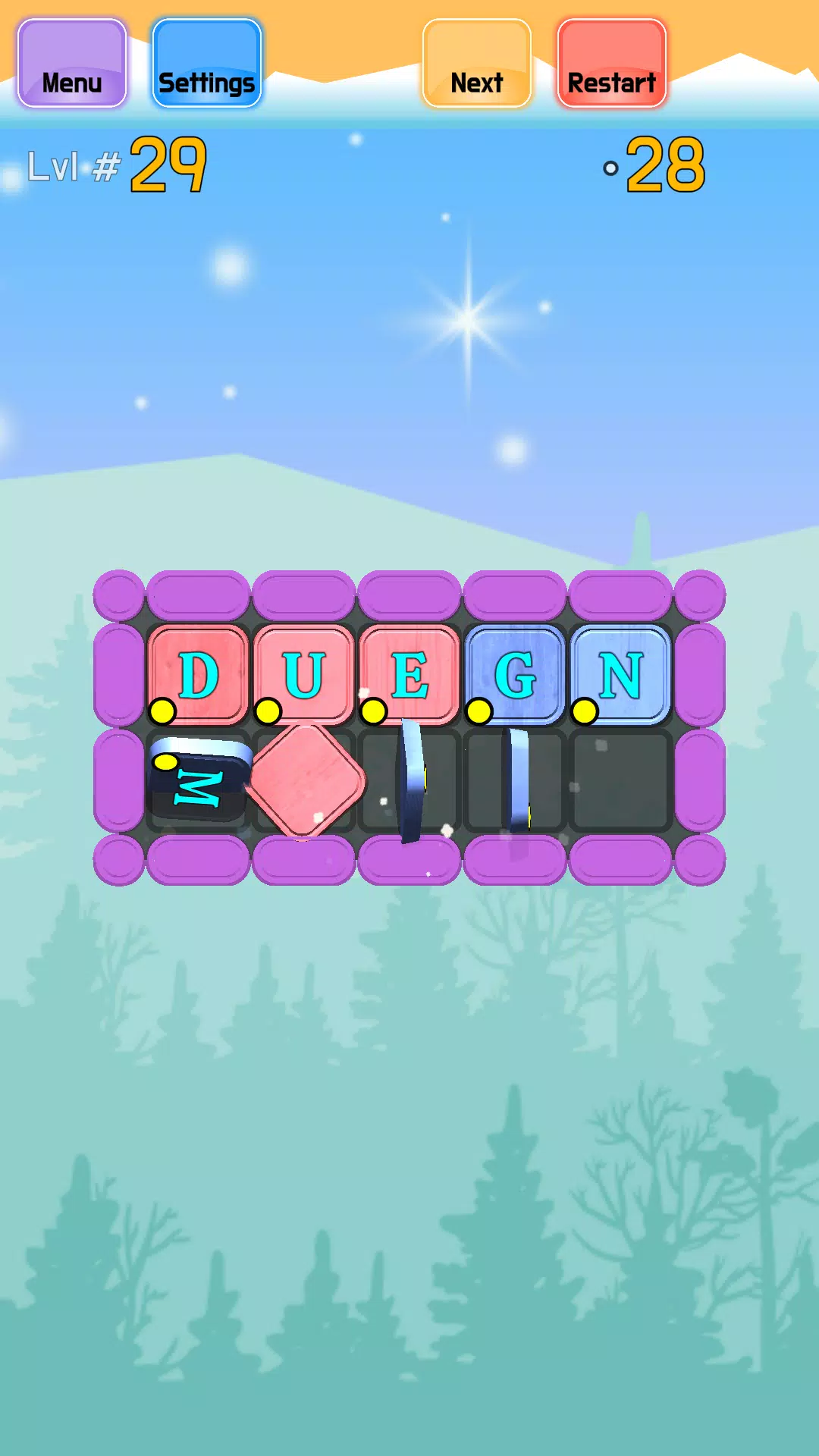 Sliding Words Скриншот 2