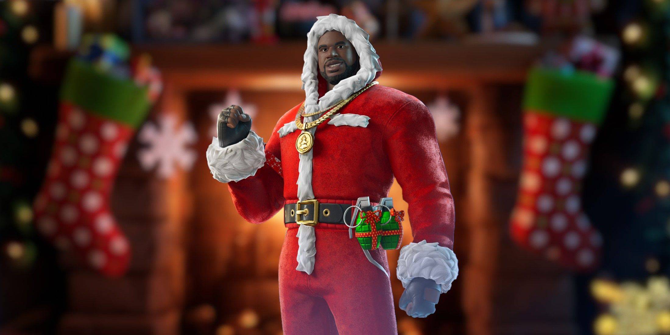 Fortnite: Hoe krijg je de Santa Shaq -huid