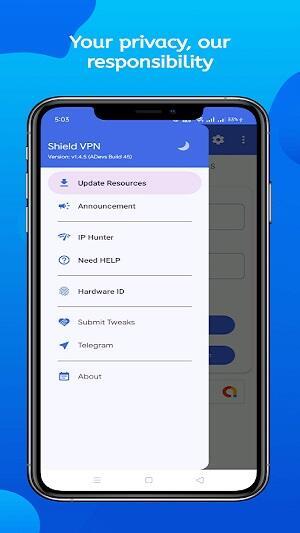 Shield VPN Mod Tangkapan skrin 1