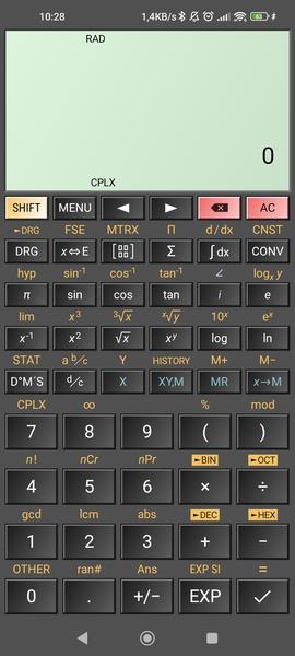 HiPER Scientific Calculator Screenshot 0