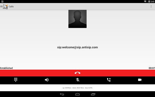 Voip By Antisip (+Video) Capture d'écran 1