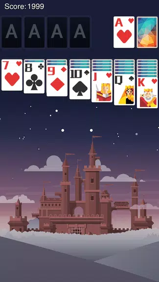 Solitaire FairyTaleCastleTheme स्क्रीनशॉट 0