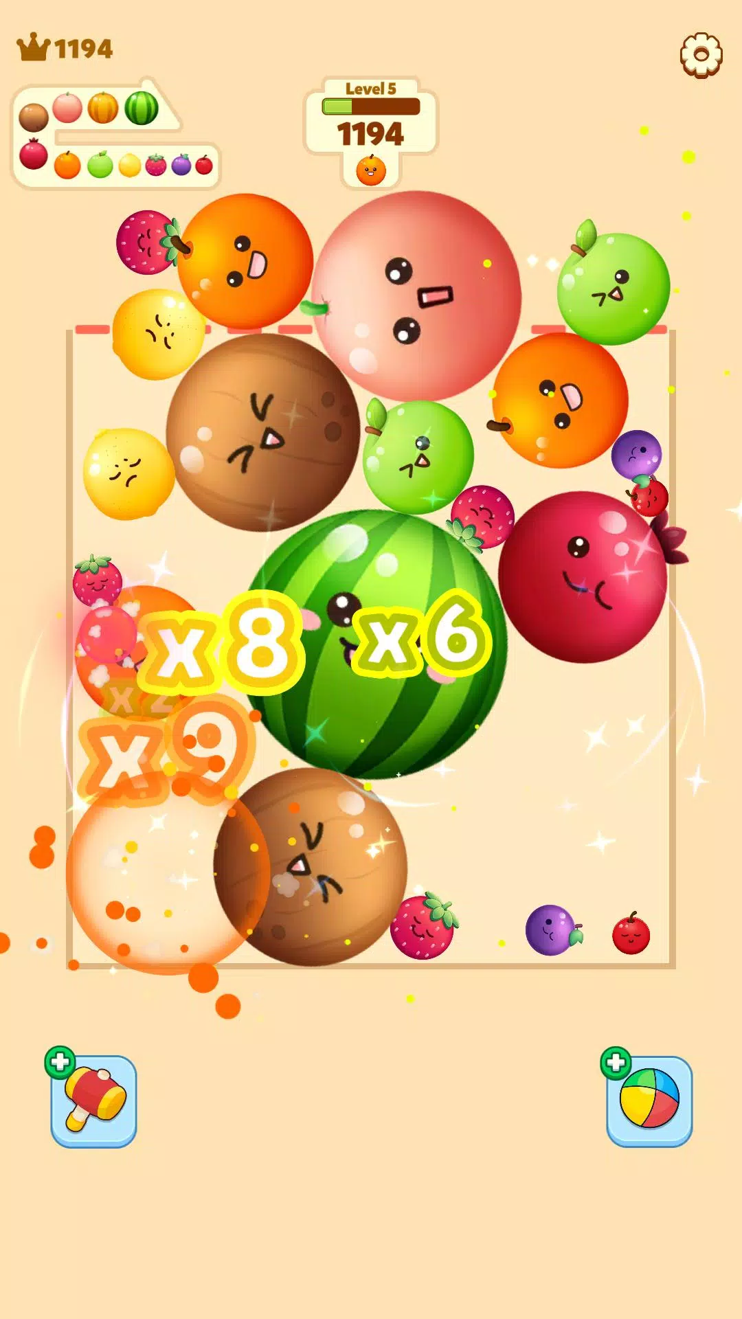 Fruit Merge Ảnh chụp màn hình 2