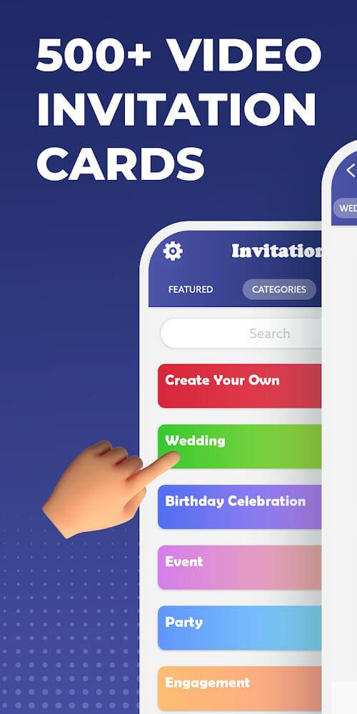 Video Invitation Maker Скриншот 0