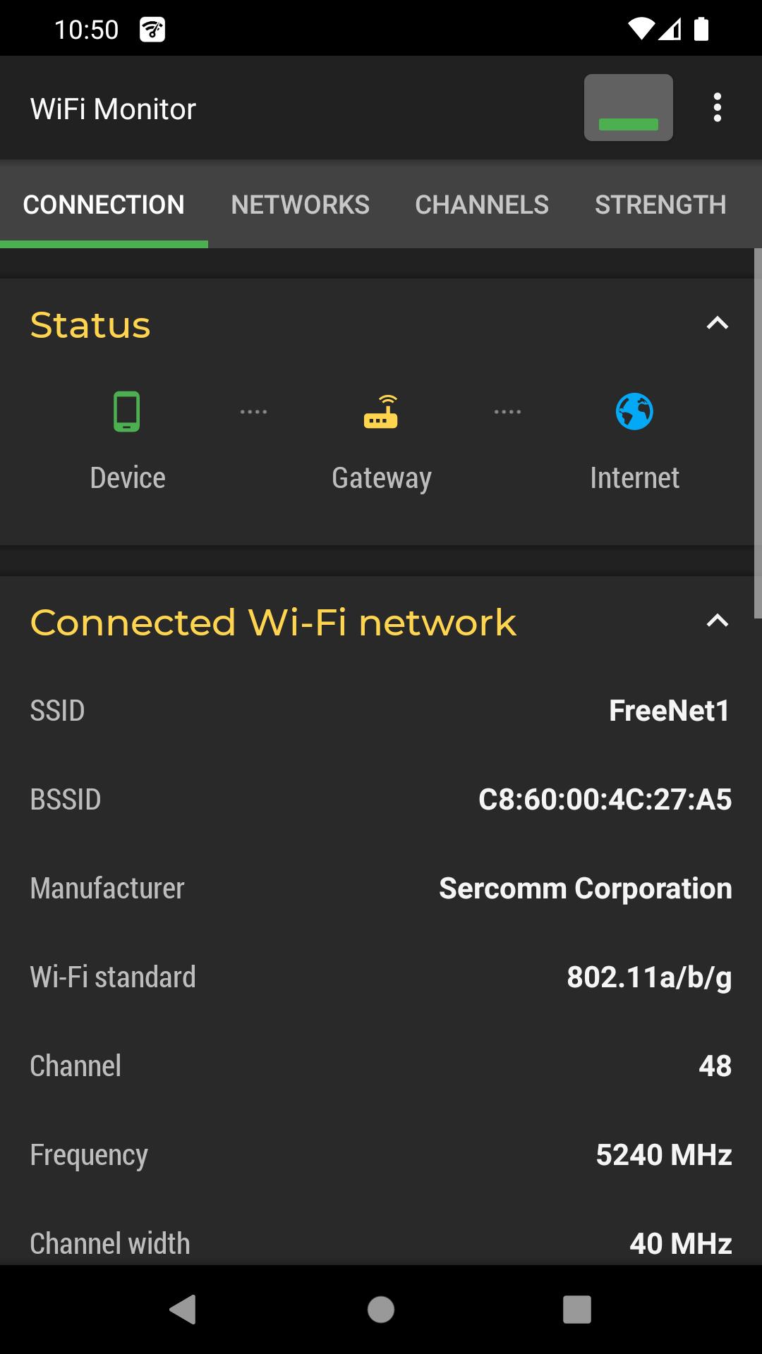 WiFi Monitor: network analyzer Screenshot 0