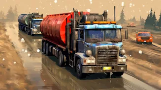 Oil Cargo Transport Truck Game スクリーンショット 3