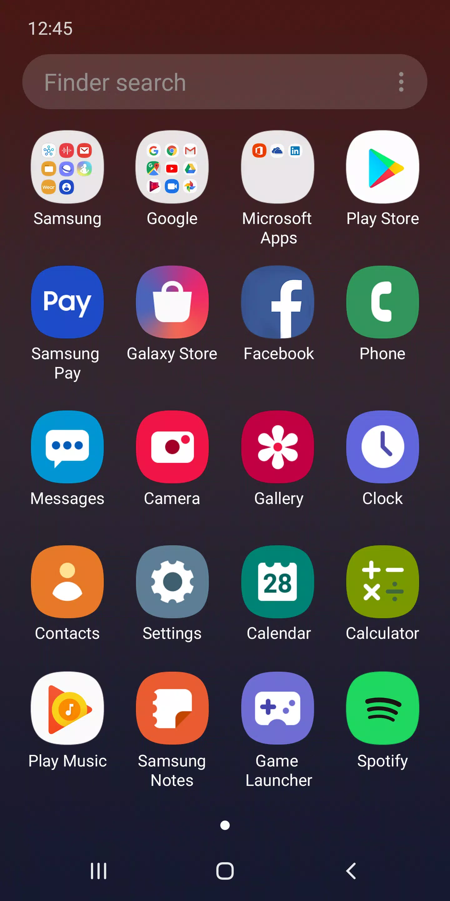 Samsung One UI Home Screenshot 1