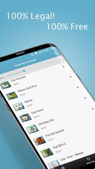 Meowing Cat Sounds Ringtones Screenshot 2