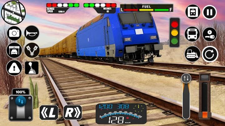 Indian Train Racing Games Capture d'écran 1