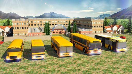 School Bus: Up Hill Driving Screenshot 1