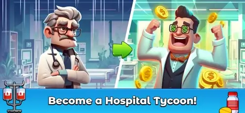 Hospital Empire - Idle Tycoon Скриншот 1