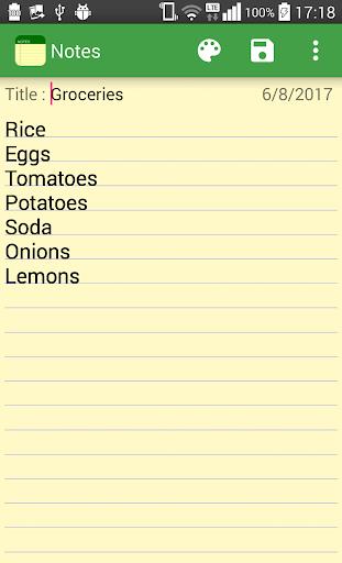 Notes - Notepad Screenshot 1