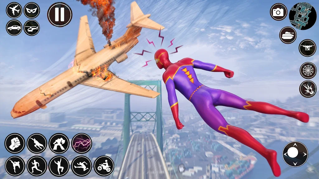 Spider Rope Man Superhero Game應用截圖第0張