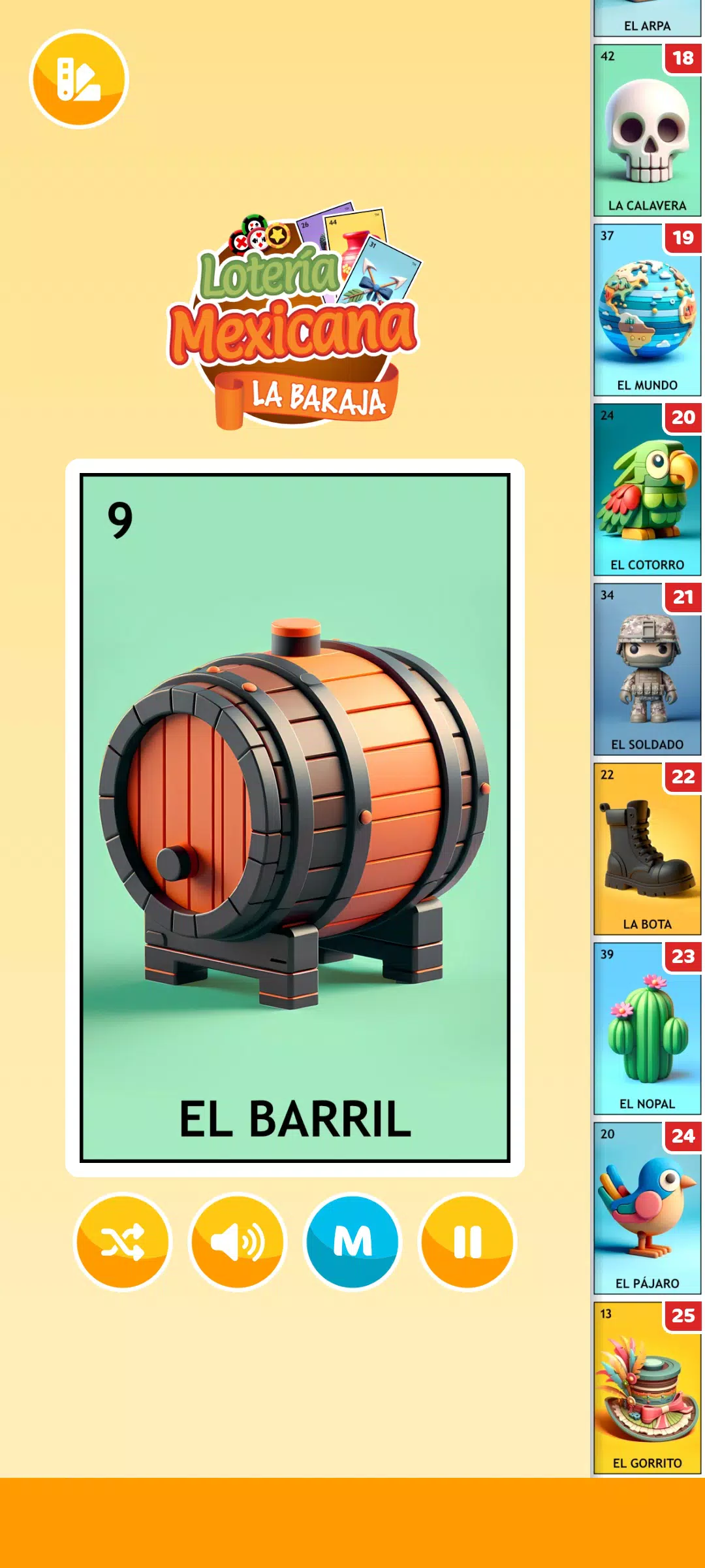 Lotería Mexicana - La Baraja Screenshot 1