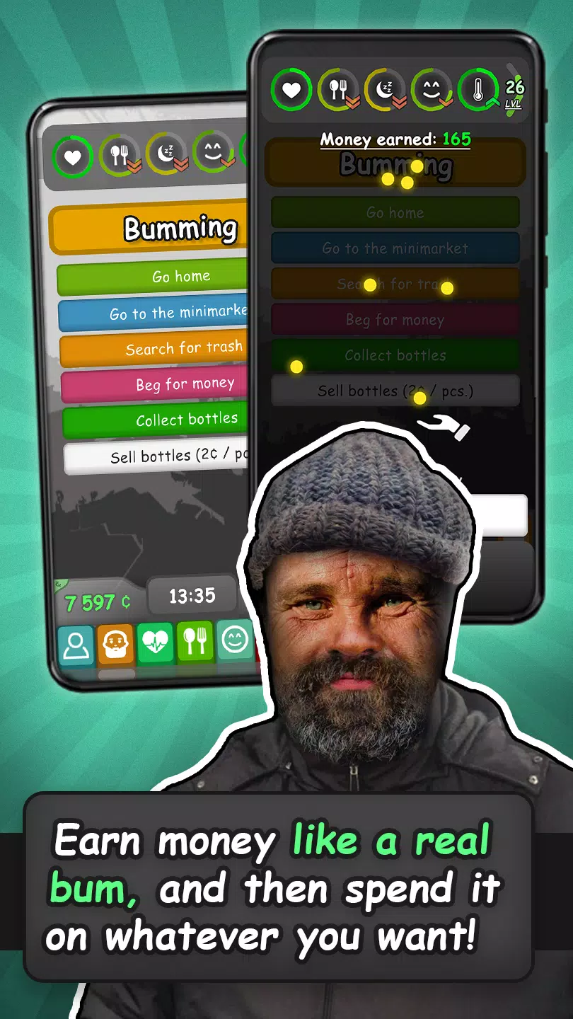 Homeless: Life Simulator 스크린샷 0