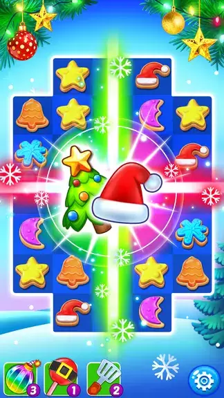 Christmas Cookie: Match 3 Game Скриншот 0