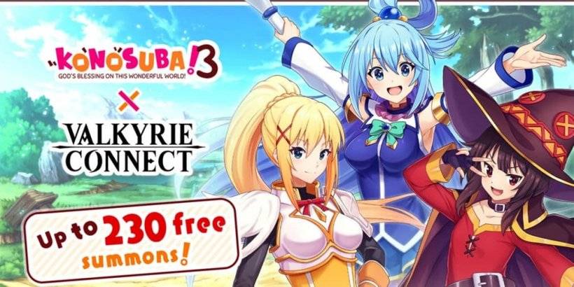 Ang mga koponan ng Valkyrie Connect ay may hit na anime Konosuba para sa bagong kaganapan sa pag -collab