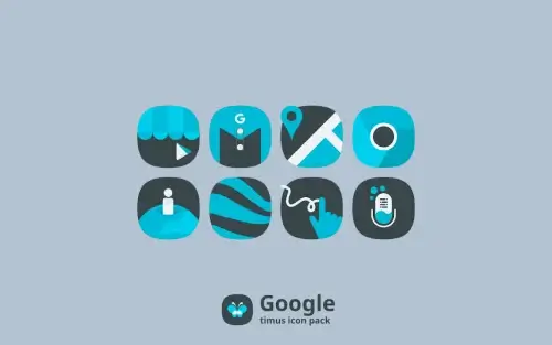 Timus: Rounded Dark Icon Pack Tangkapan skrin 0