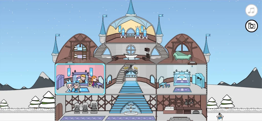 Ice Princess Dollhouse Design Screenshot 2