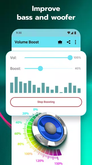 Volume Booster for Android ဖန်သားပြင်ဓာတ်ပုံ 3