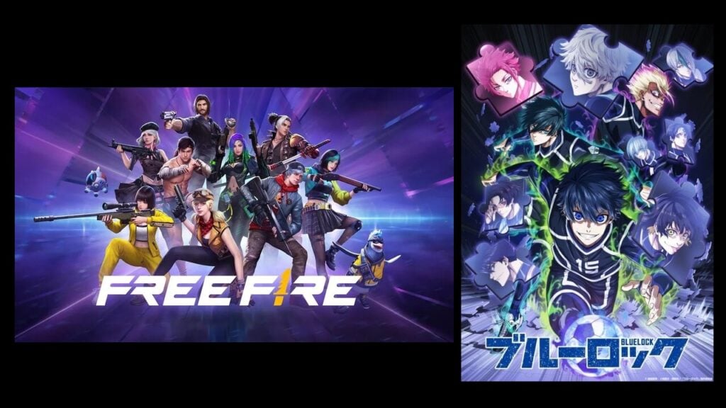 Nakipagtulungan ang Free Fire Sa Blue Lock Anime