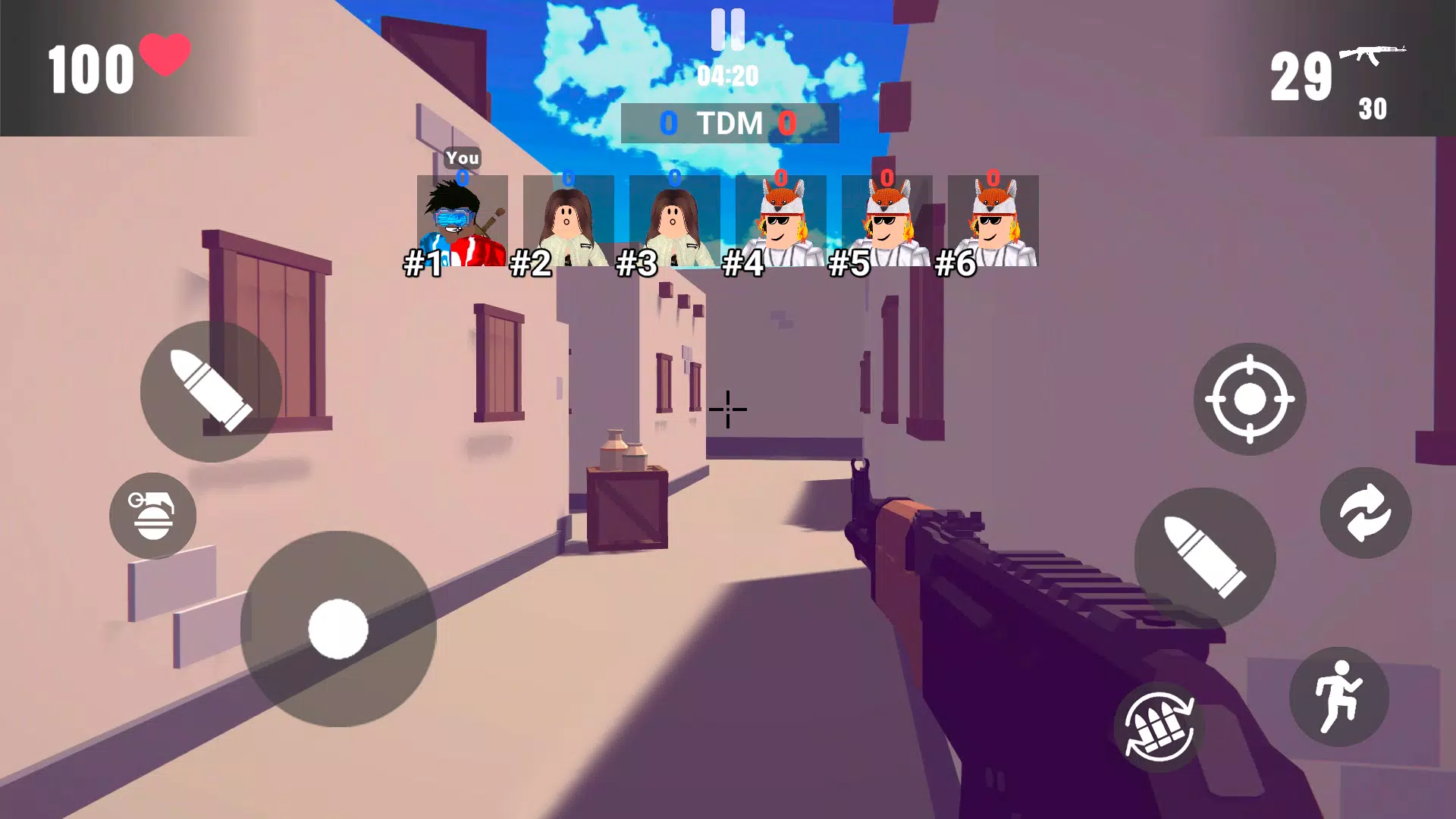 Gunfight Arena: Obby Shooter 스크린샷 1