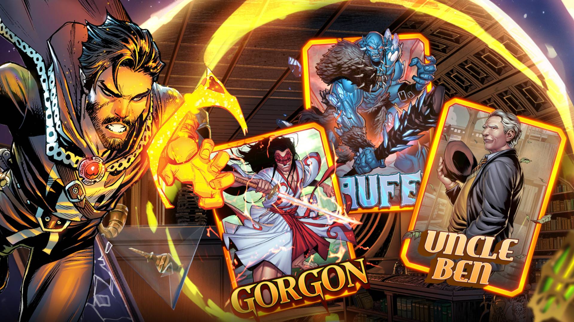 Top -Decks für Gorgon, Ufrey und Onkel Ben in Marvel Snap