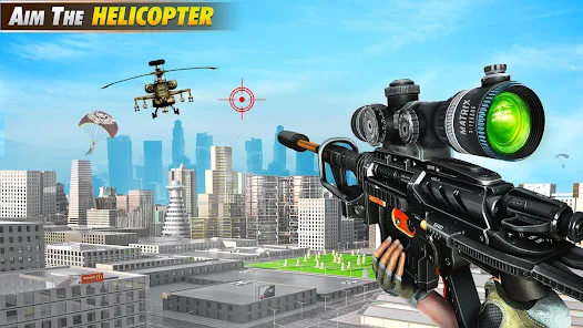 Sniper Shooting Mission : Eliminate City Criminals Captura de pantalla 2