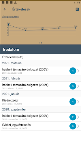 KRÉTA Tanulóknak Schermafbeelding 2