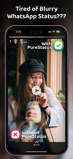 Pure Status 스크린샷 0