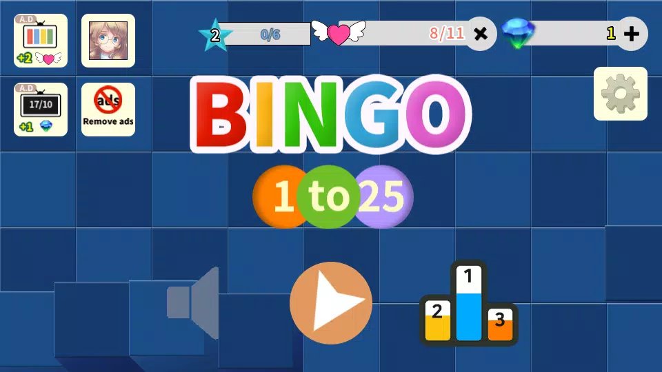 Schermata BINGO 1to25 0