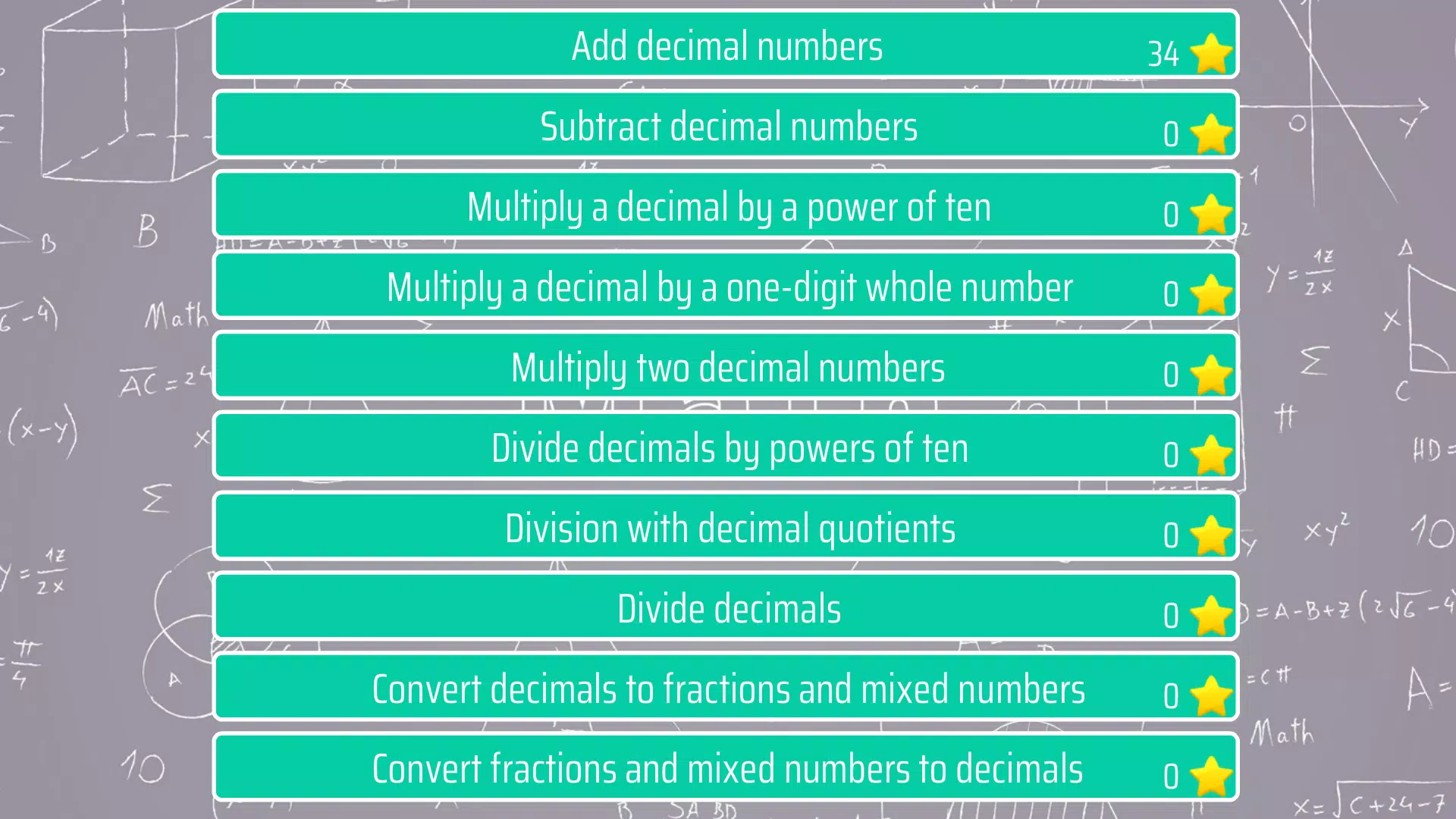 Decimals - 5th grade Math Screenshot 0