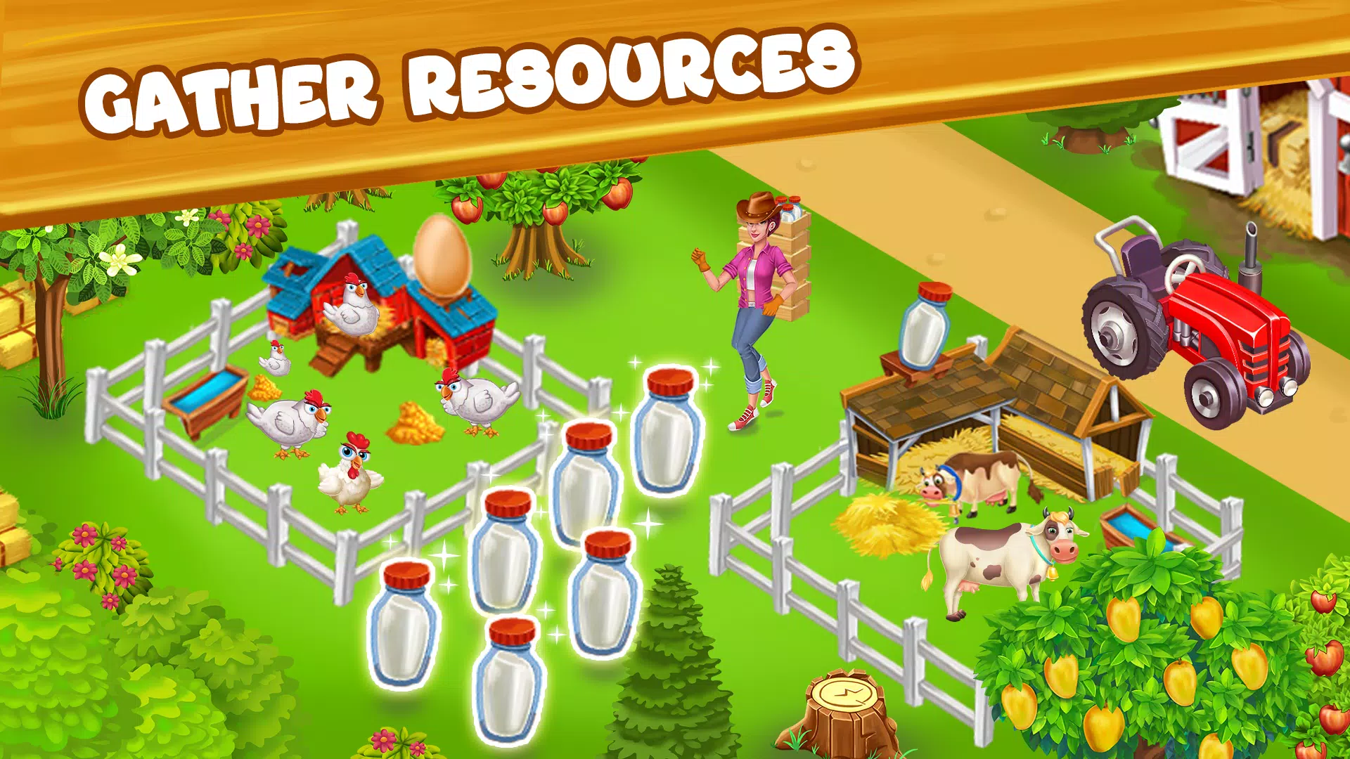 Farm Day Farming Offline Games ภาพหน้าจอ 2