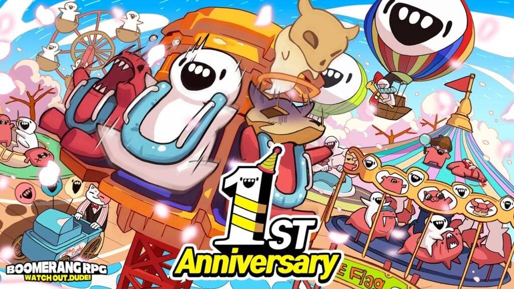 부메랑RPG, 첫 돌 기념 룰렛 이벤트 및 스킨 공개