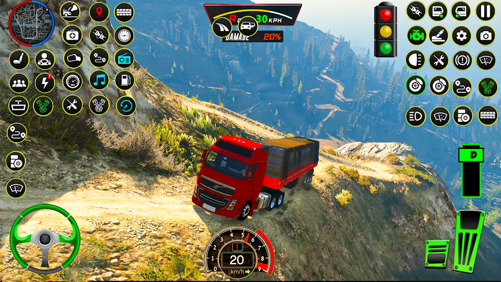 Schermata Real Cargo Truck Driving Games 1