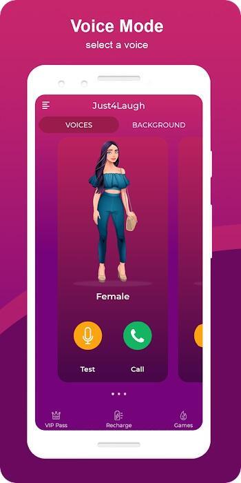 Just4Laugh | Voice Changer App Скриншот 1