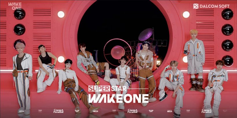 Superstar Wakeone lets you play top tracks from famous K-pop bands in this slick rhythm game