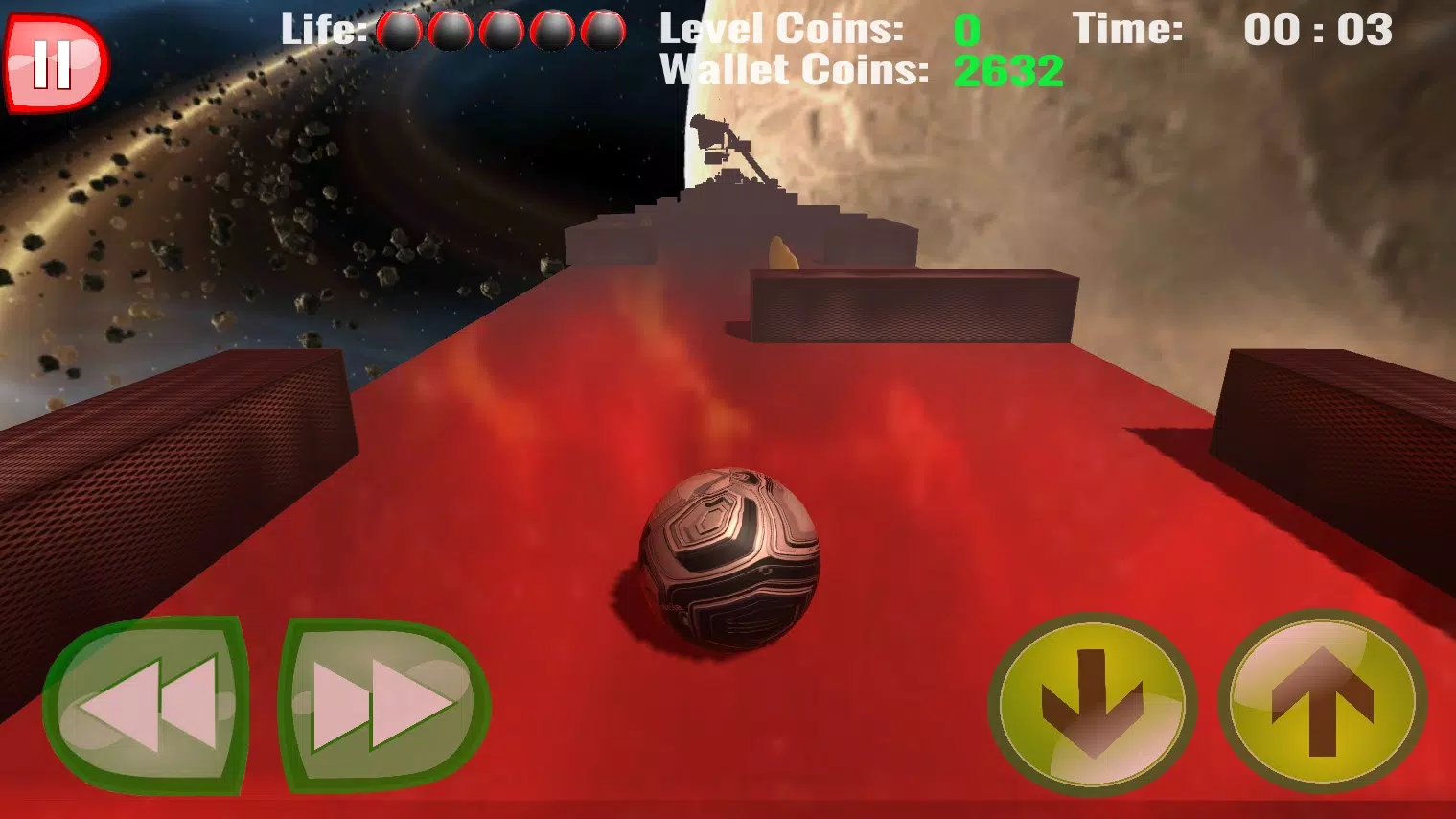 Space Ball: Balance Game Tangkapan skrin 1