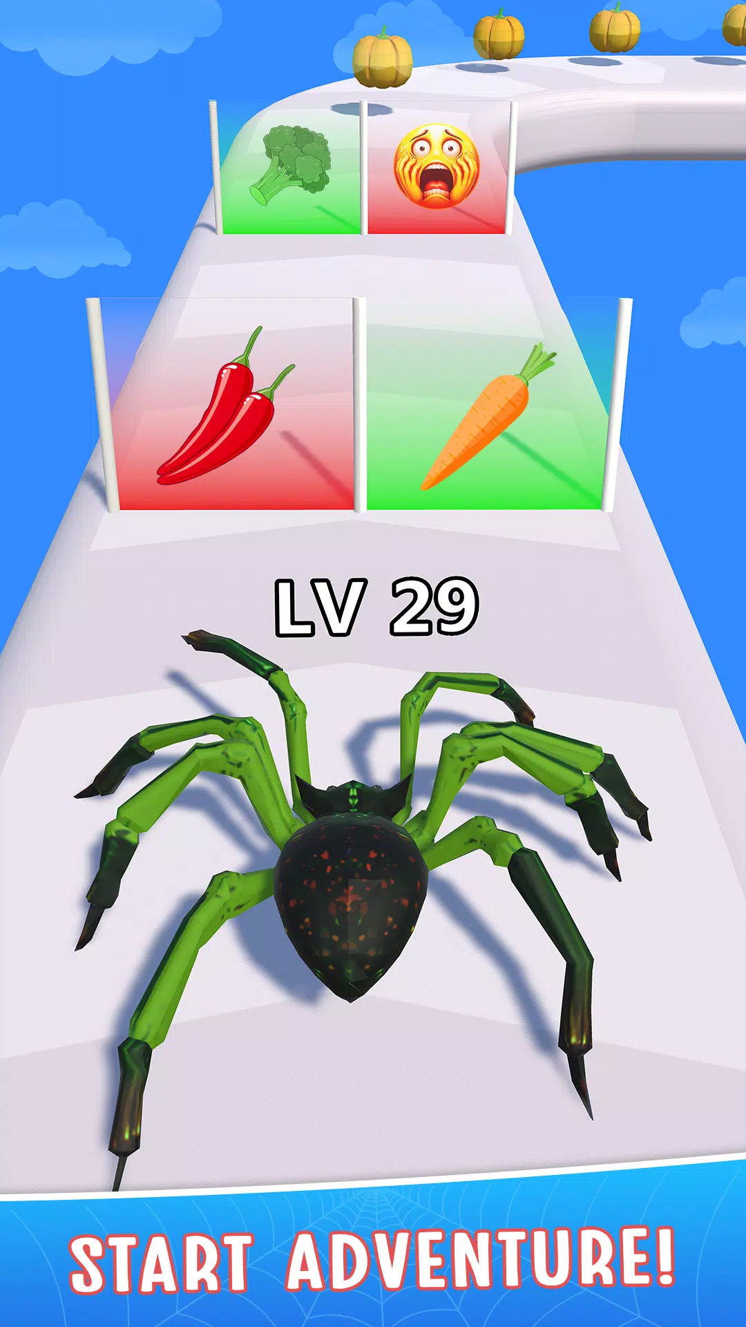 Spider Run: Spider Evolution スクリーンショット 1