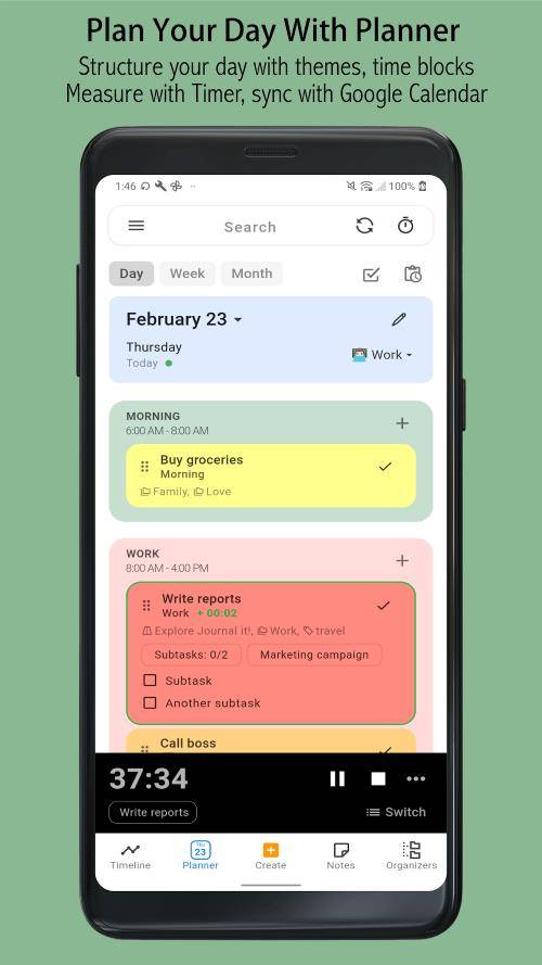 Journal it! - Bullet, Planner Screenshot 1