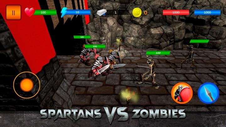 Spartans vs Zombies: Defense应用截图第3张