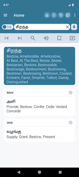 English Tamil Dictionary Screenshot 1