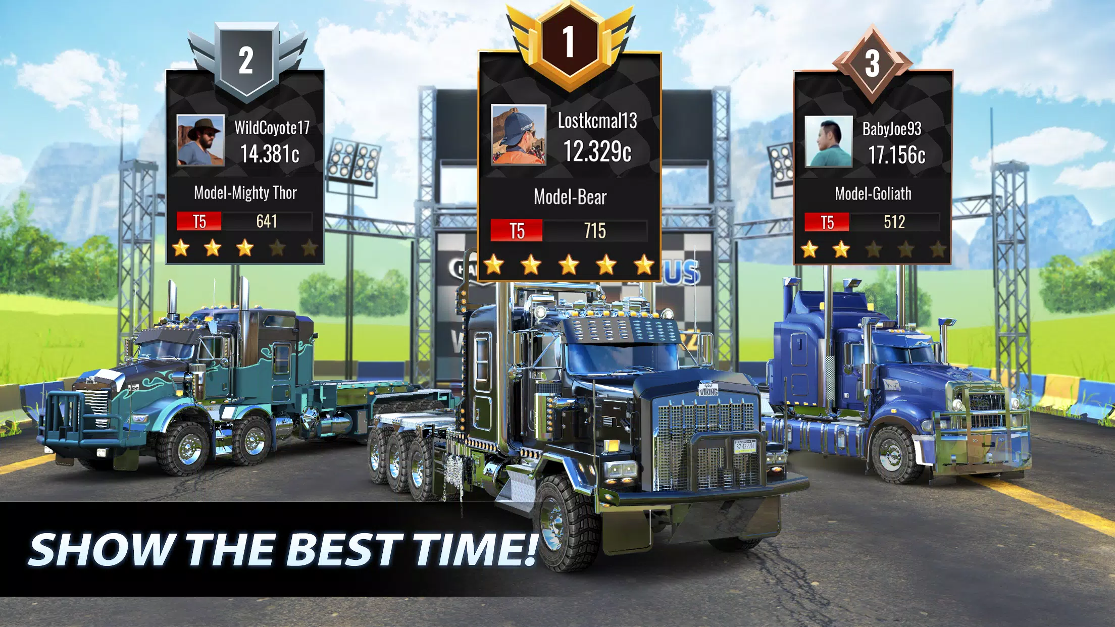 Big Rig Racing: Drag racing Capture d'écran 2