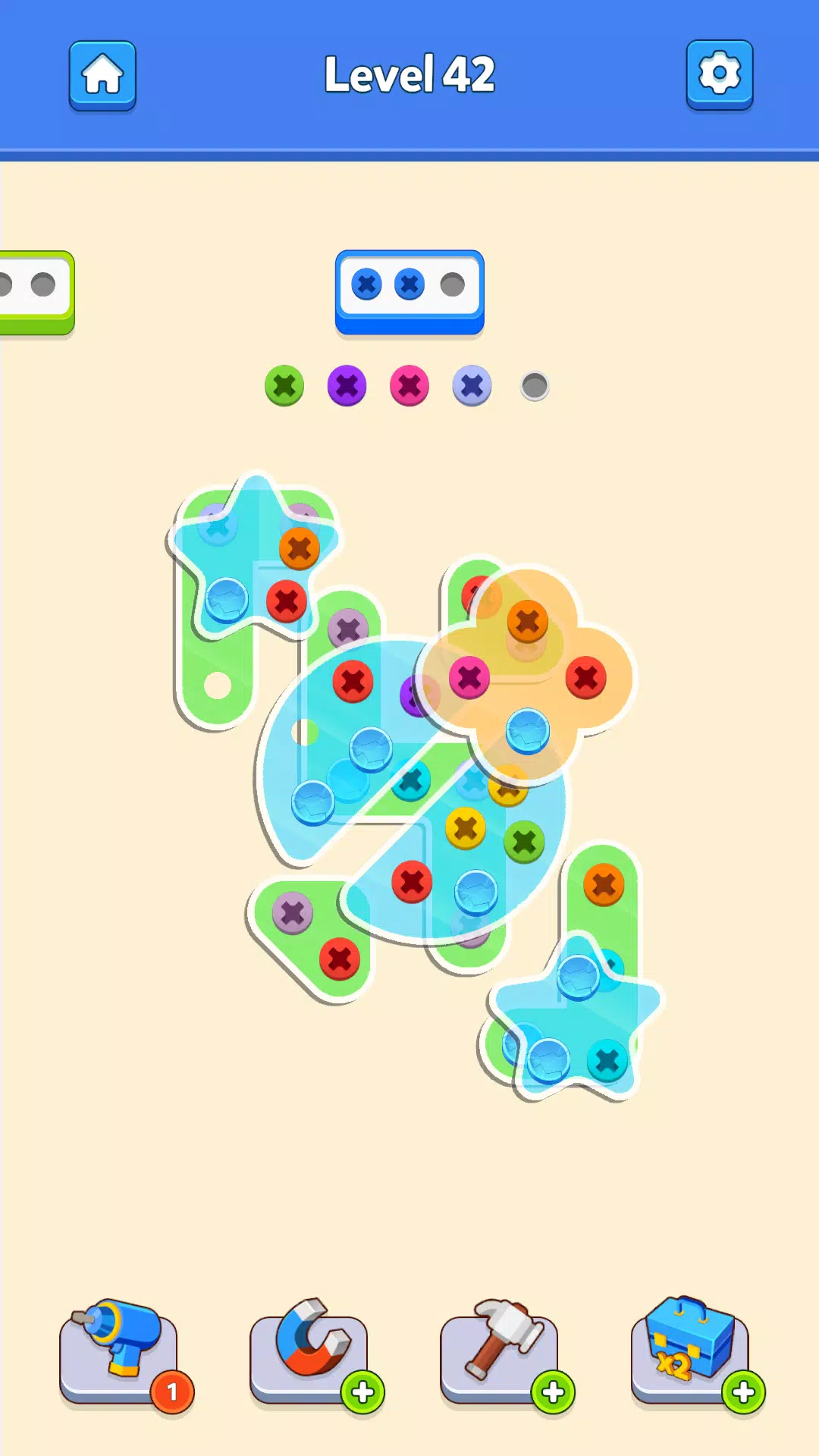 Screw Pin Jam Puzzle Nuts Bolt 스크린샷 3